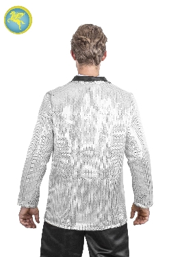 GIACCA PAILLETTES ARGENTO